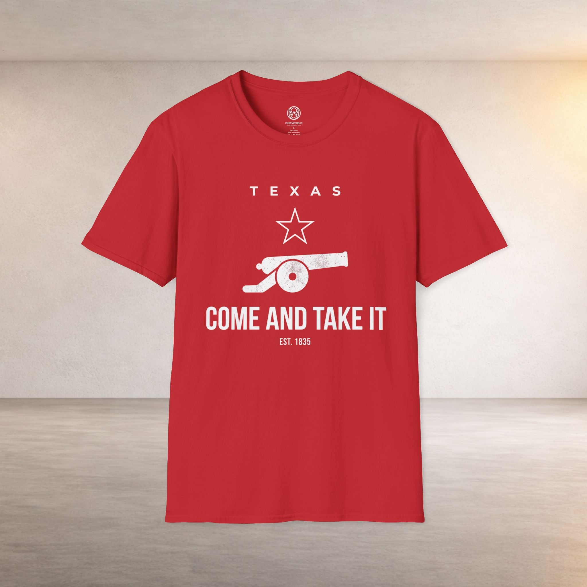 Come and Take It T-Shirt — Texas Cannon Patriotic Tee