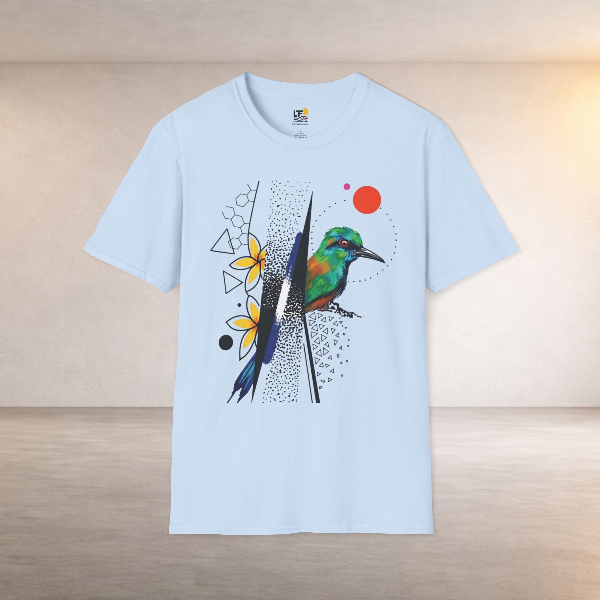 T-Shirt — Colorful Bee-Eater Bird Graphic Tee