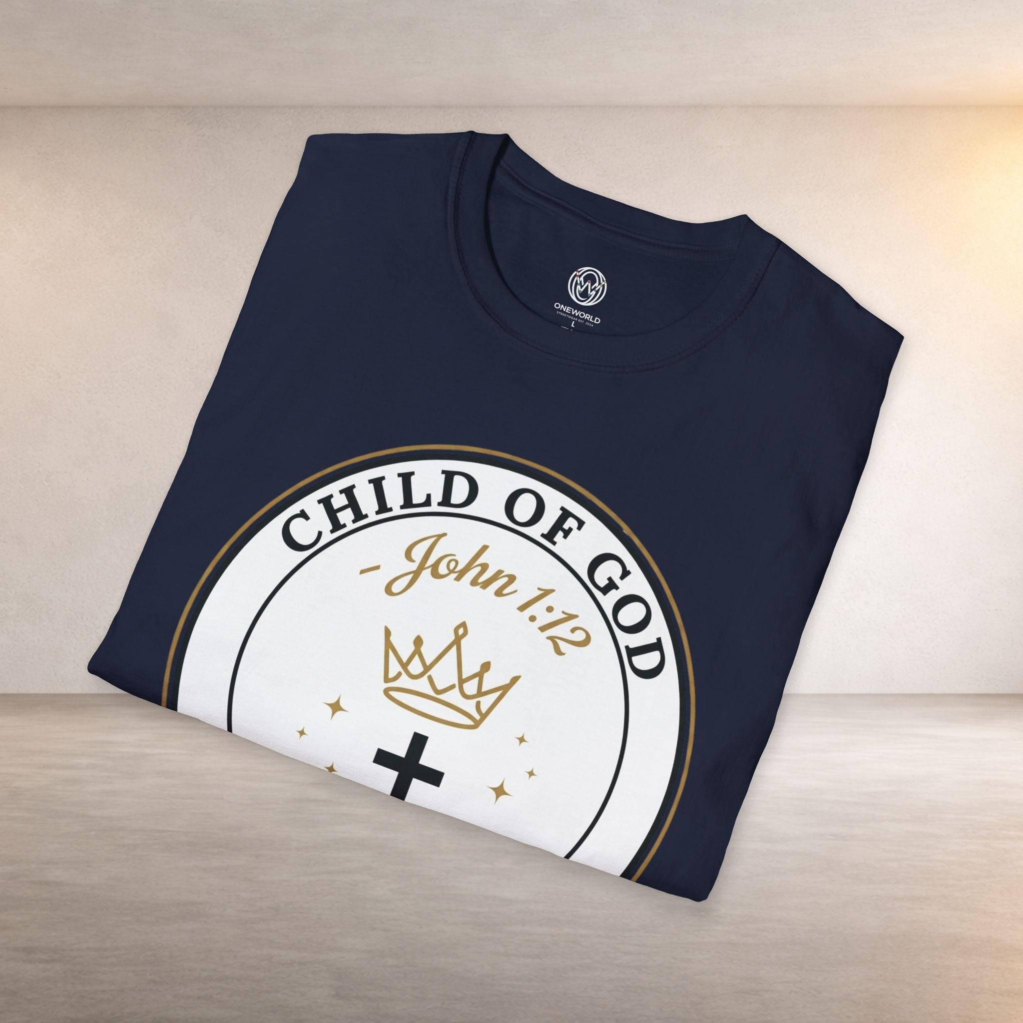 Child of God T-Shirt – John 1:12 Christian Faith Tee