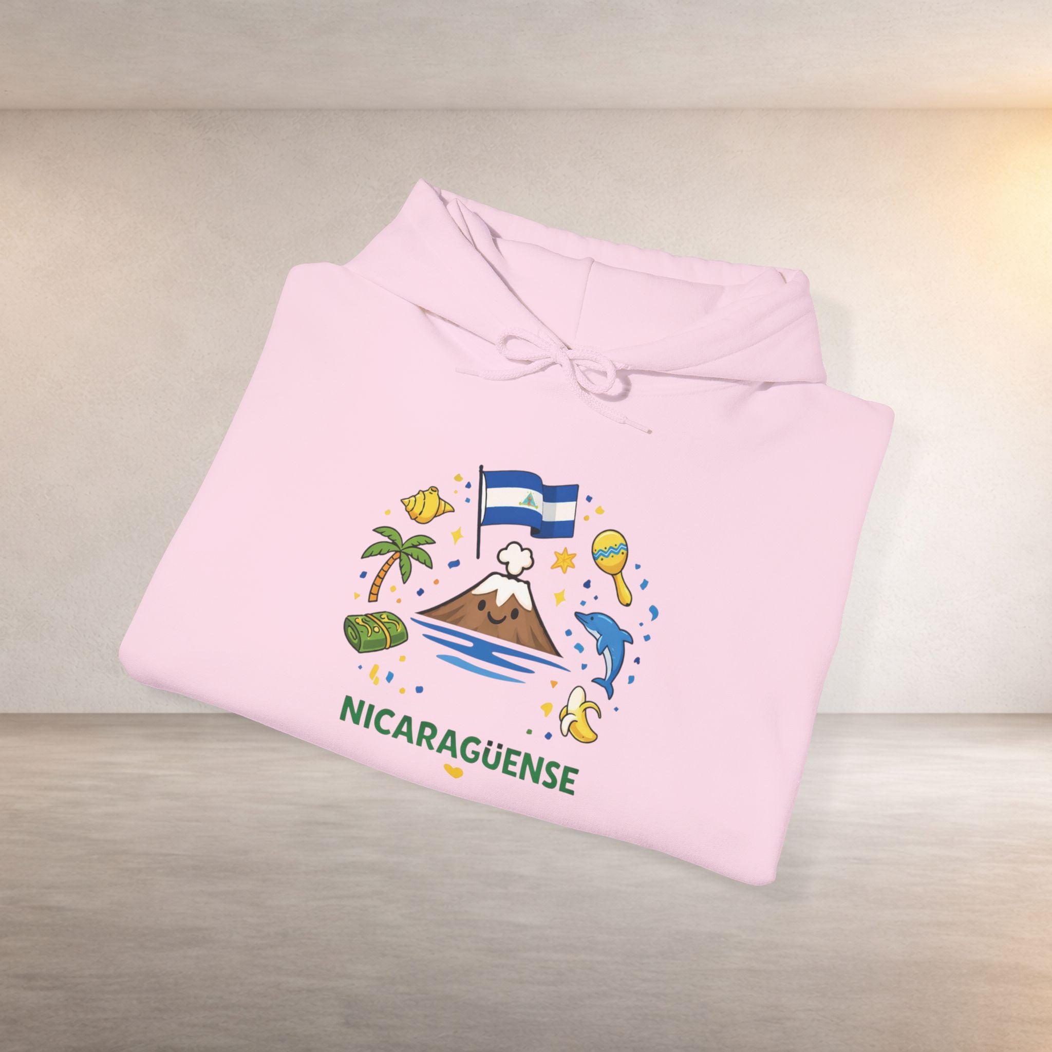 Nicaragüense Hoodie — Nicaragua Travel & Heritage Sweatshirt (Dios Familia Nicaragua)