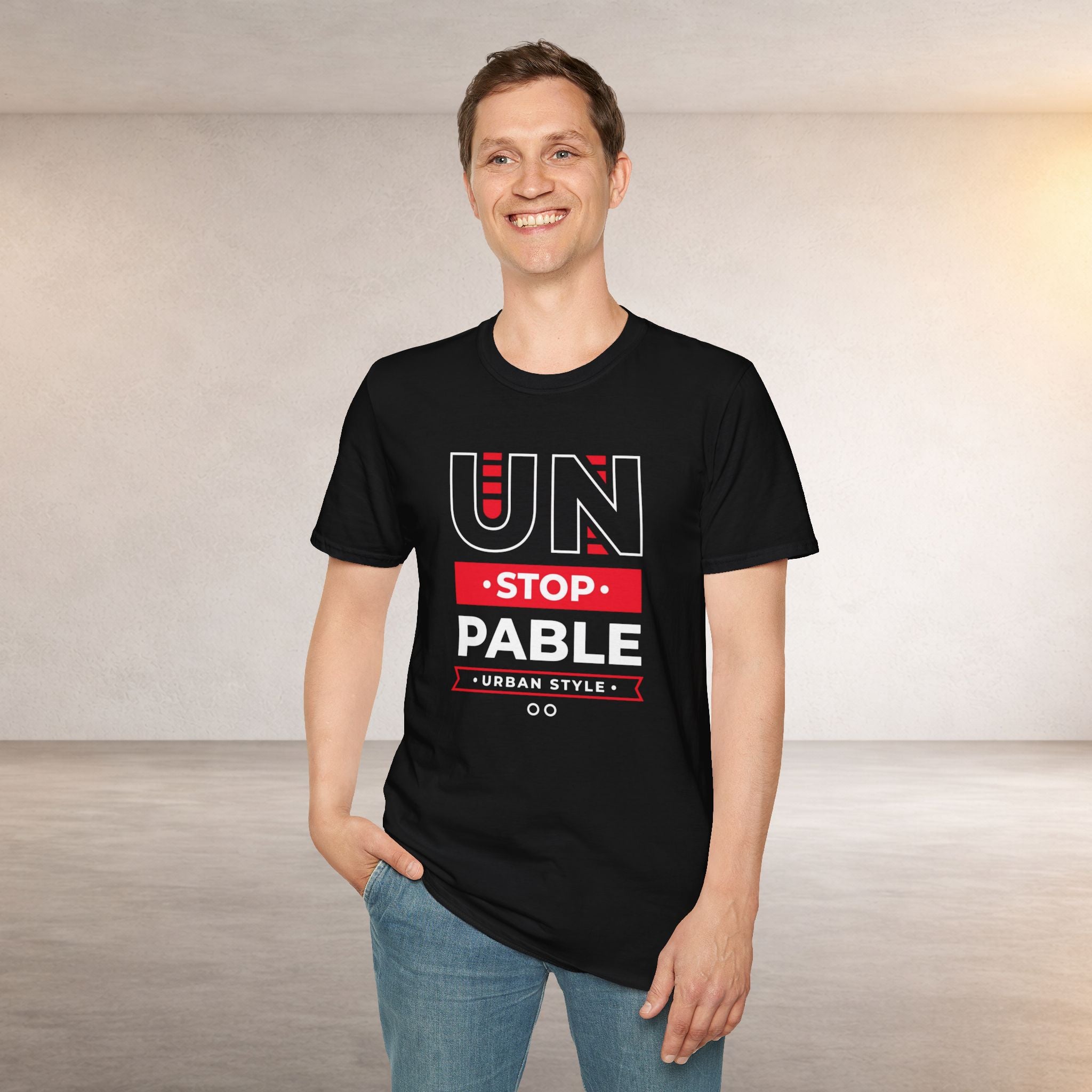 Unstoppable Urban Style T-Shirt — "UN STOP PABLE" Graphic Tee
