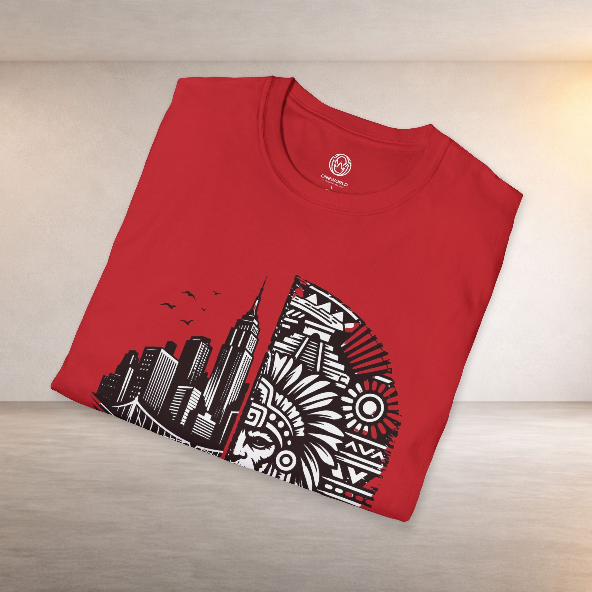 From Roots to Streets Graphic T-Shirt — Urban Tribal Cityscape Tee