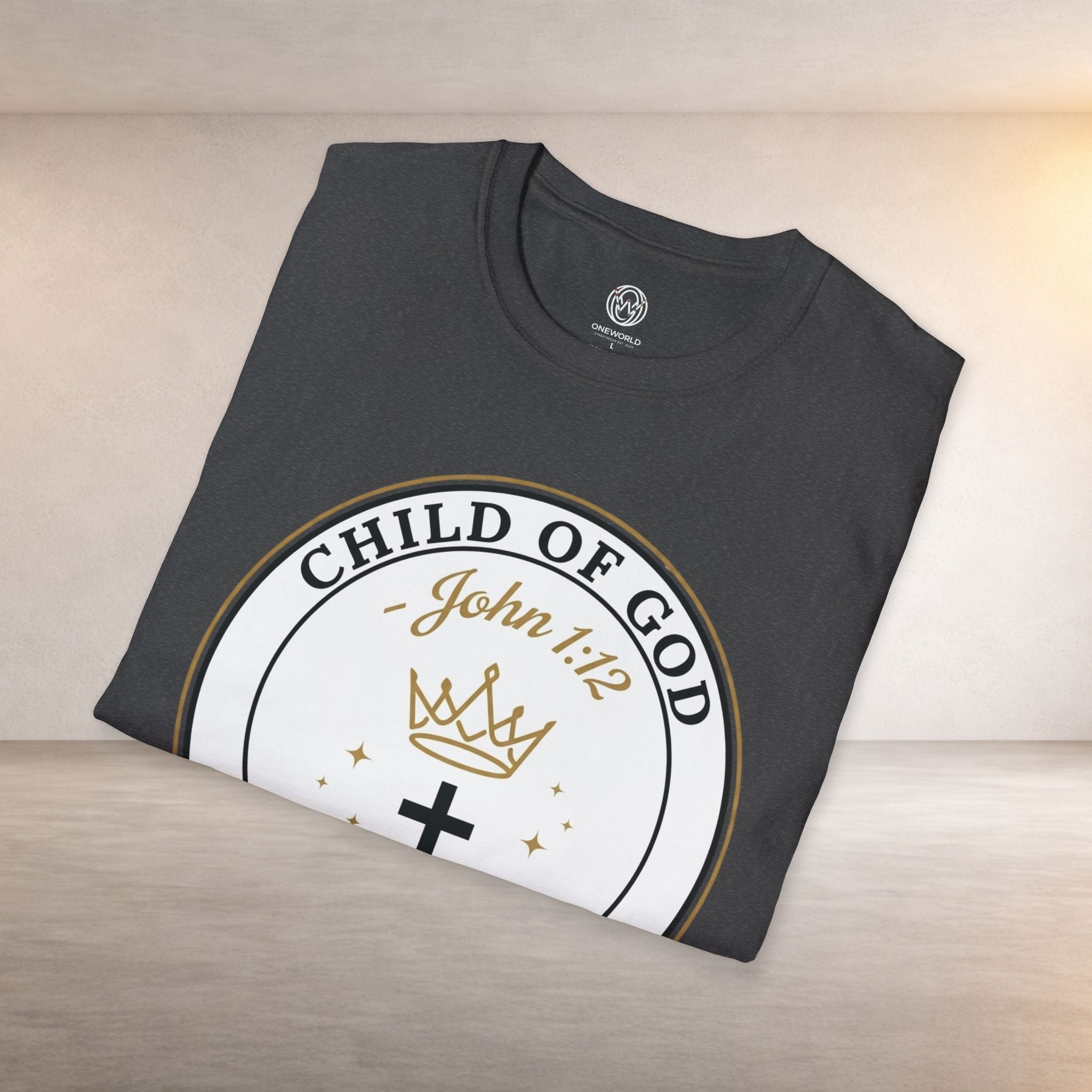 Child of God T-Shirt – John 1:12 Christian Faith Tee