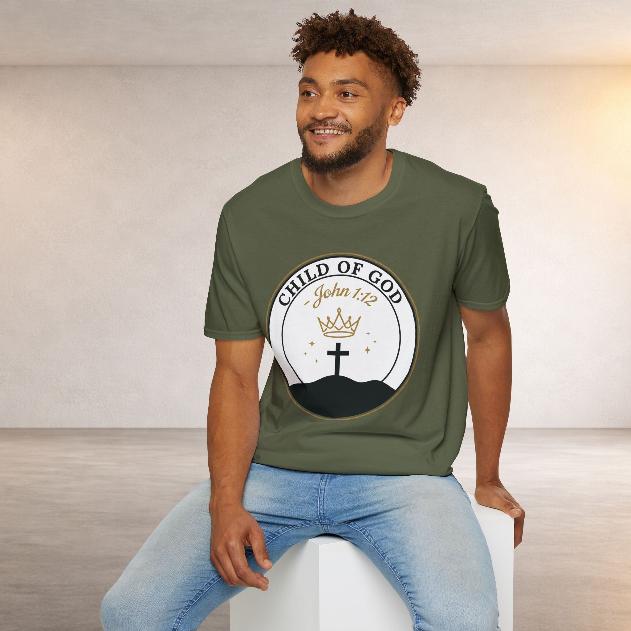 Child of God T-Shirt – John 1:12 Christian Faith Tee