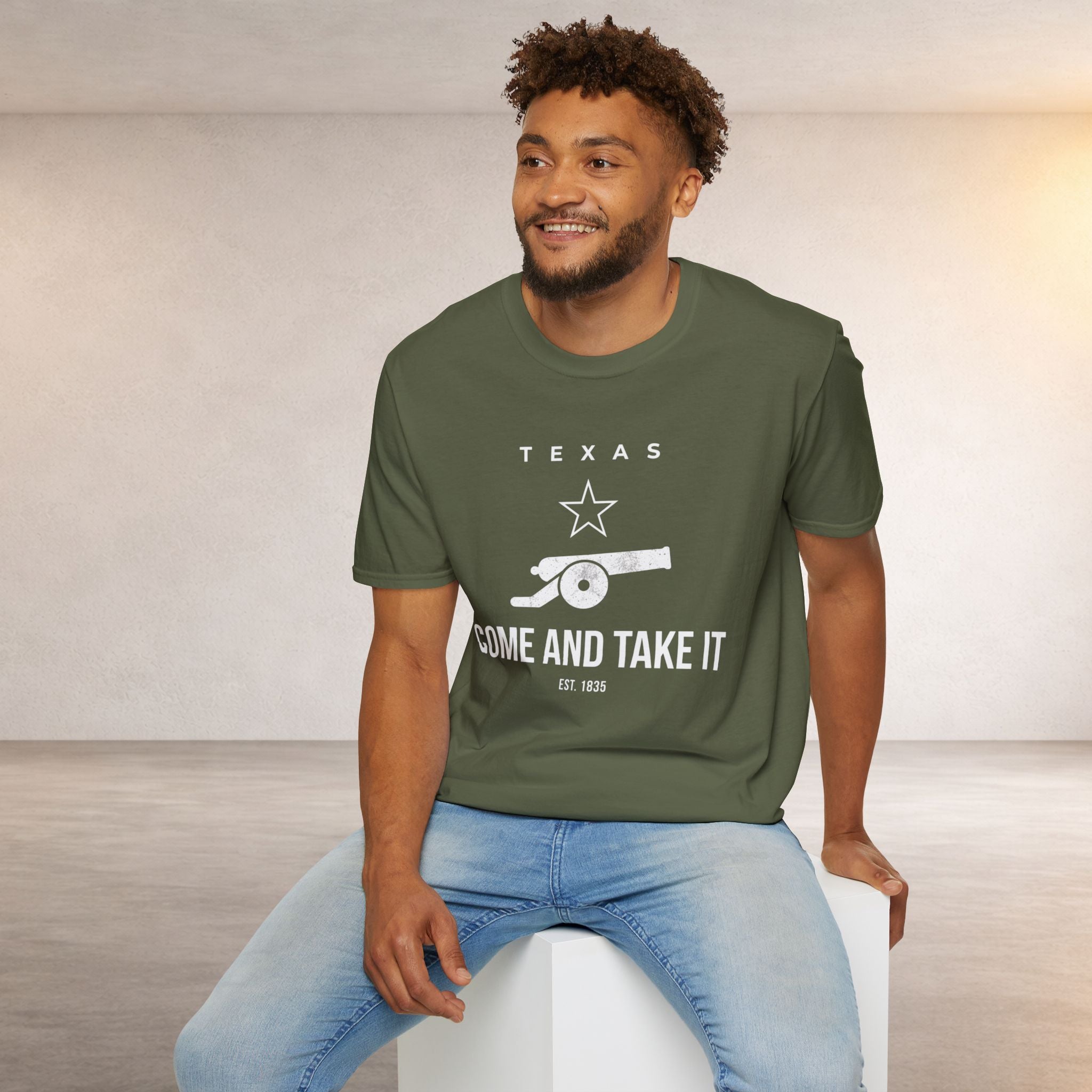 Come and Take It T-Shirt — Texas Cannon Patriotic Tee